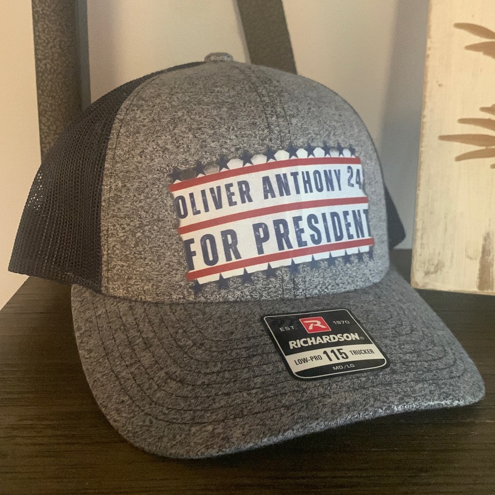 Oliver Anthony For President Low Profile Trucker Hat NEW